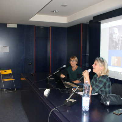 Anna Parisi e Lara Albanese per il progetto Le idee della relatività (Salani, presso la Fondazione Arnoldo e Alberto Mondadori)